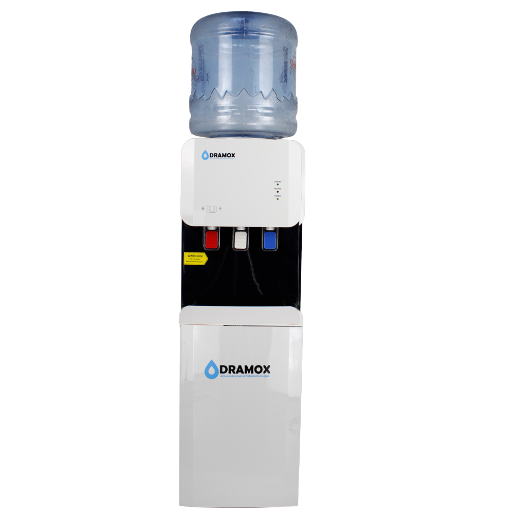 Dispensador de agua para uso con bidon tipo pedestal
