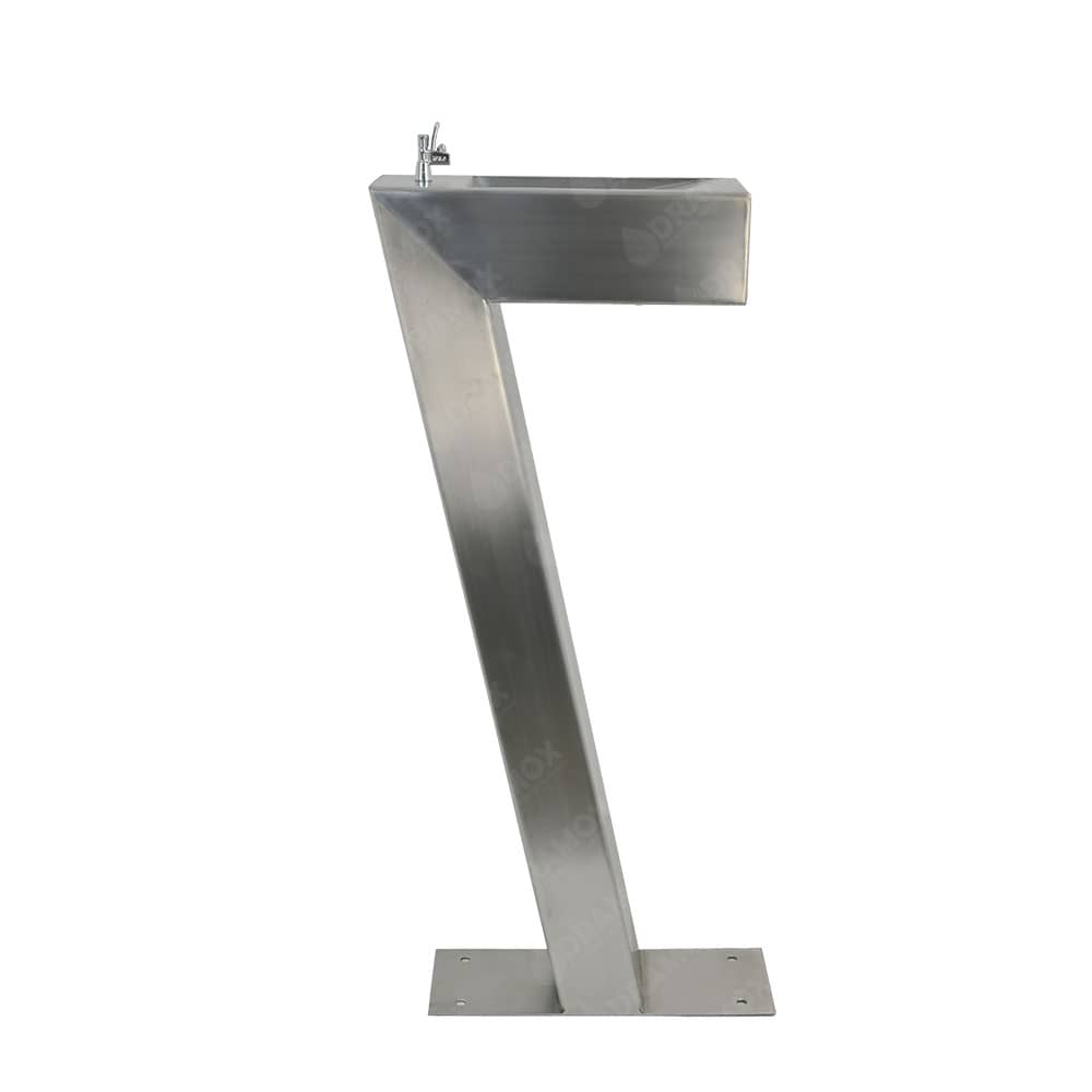 Bebedero publico inclinado inox 304