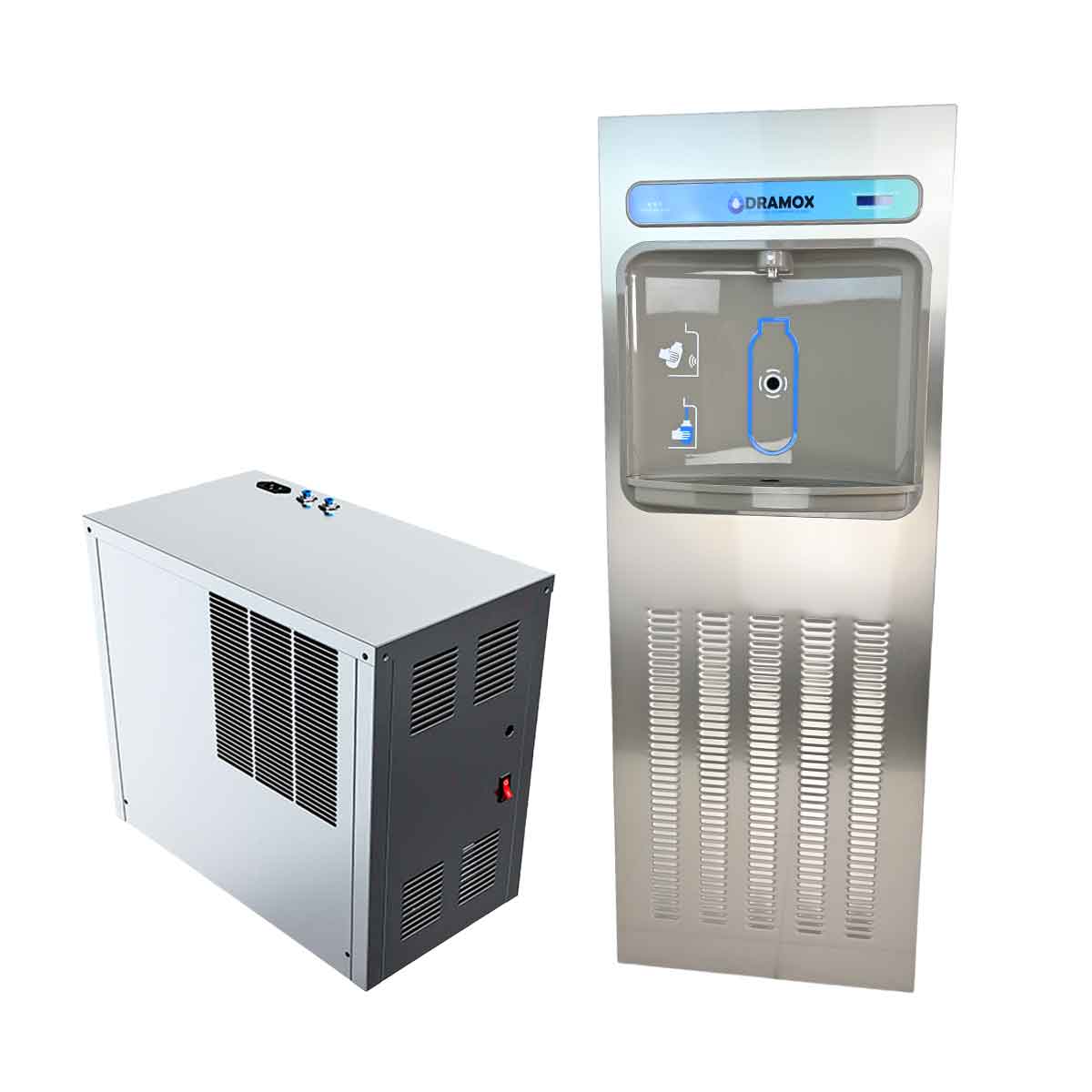 Bebedero de agua llenador de botella con chiller