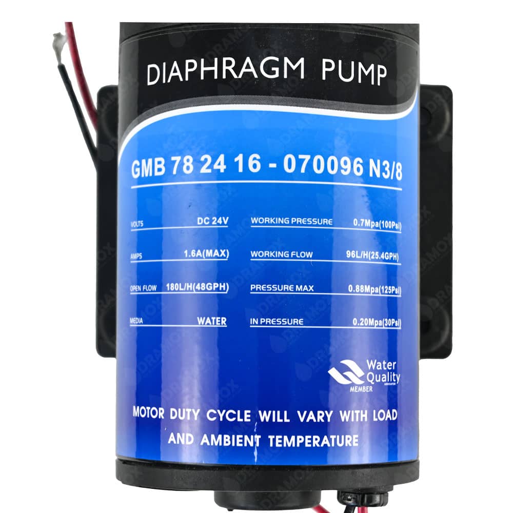 Motor o bomba para osmosis inversa 200 gpd galones por dia