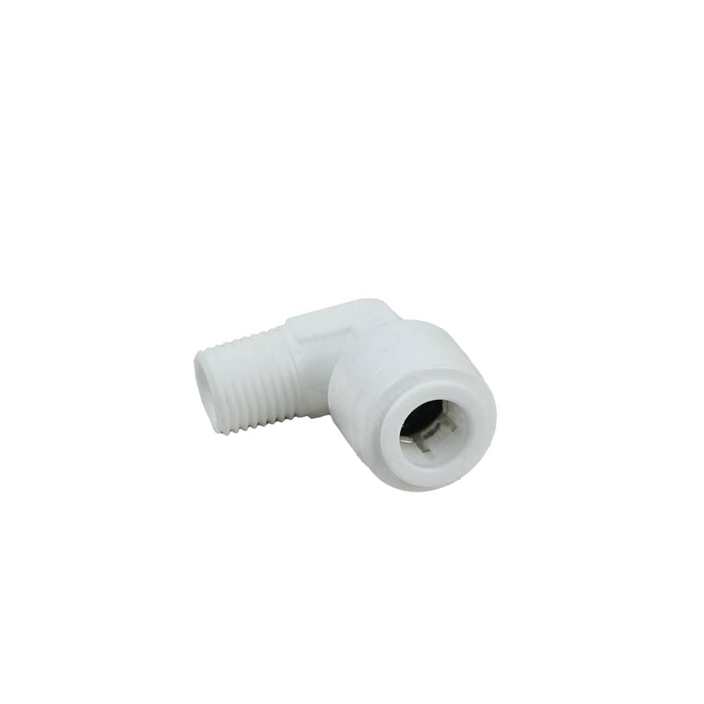 Reductor codo de 3/8 conexión rápida a 1/4 rosca