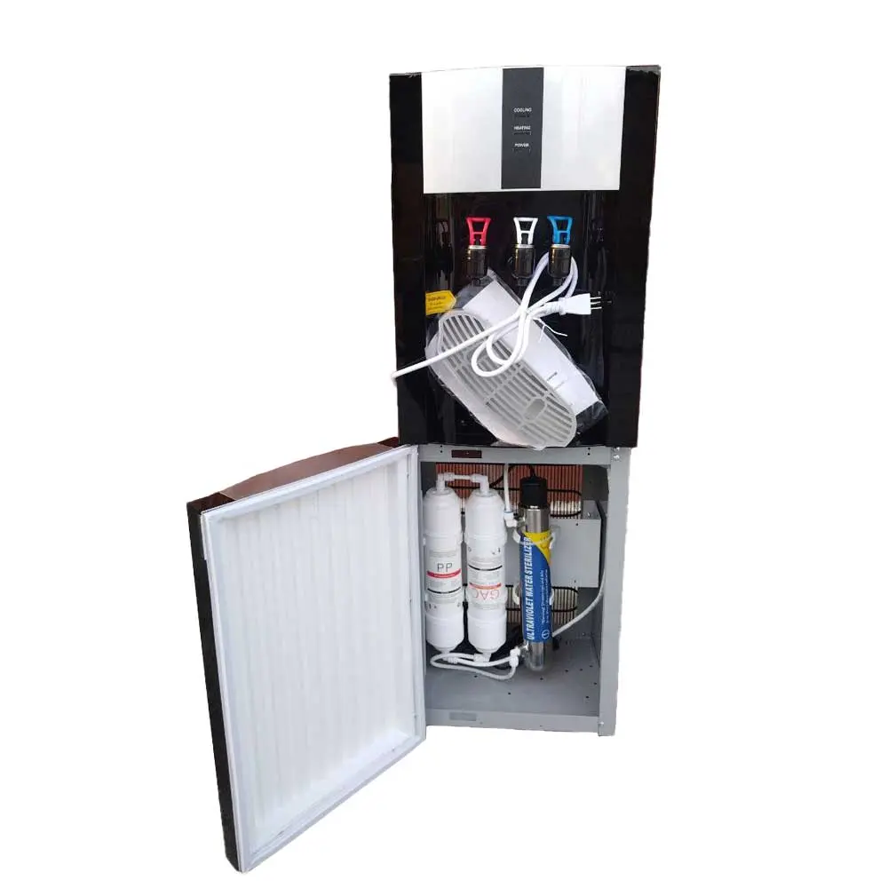 Dispensador de agua con filtración UV filtros de sedimento y carbón activado