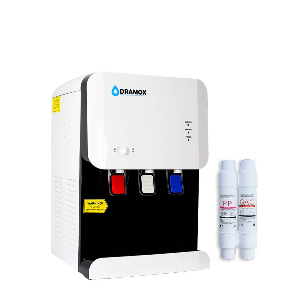 Dispensador de agua para mesa 2 filtros