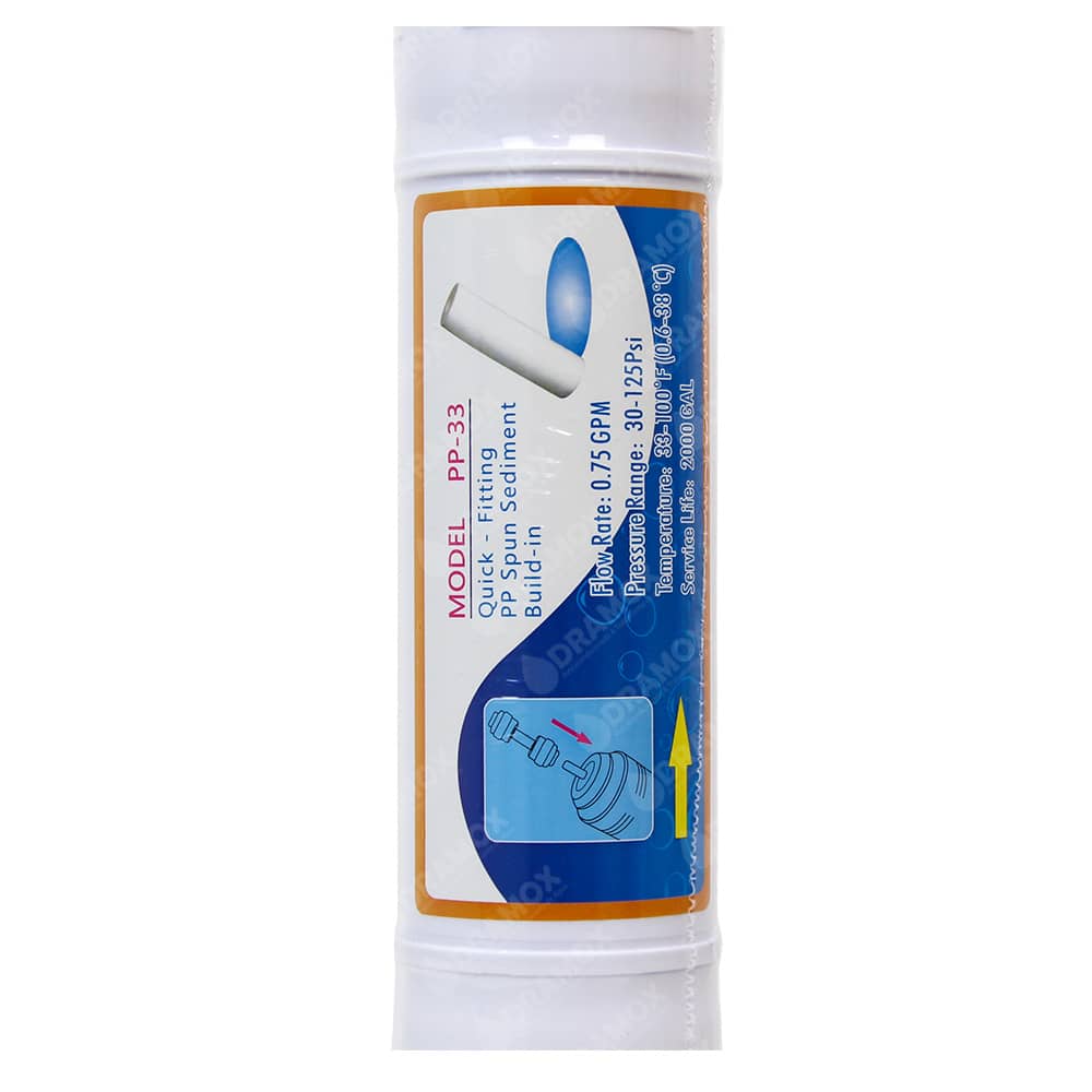 Filtro de agua pp 33 sedimento hidrotek