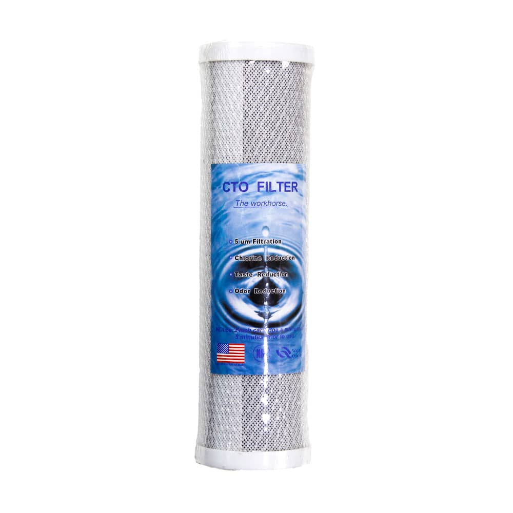 Filtro de carbon activado 5 micras 2.5x10 pulgadas