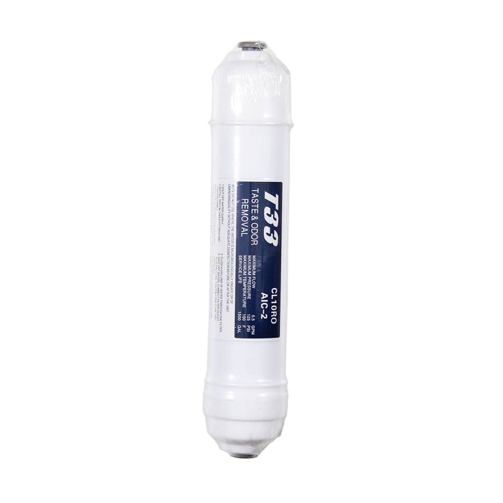 Filtro de carbón activado t33 osmosis inversa