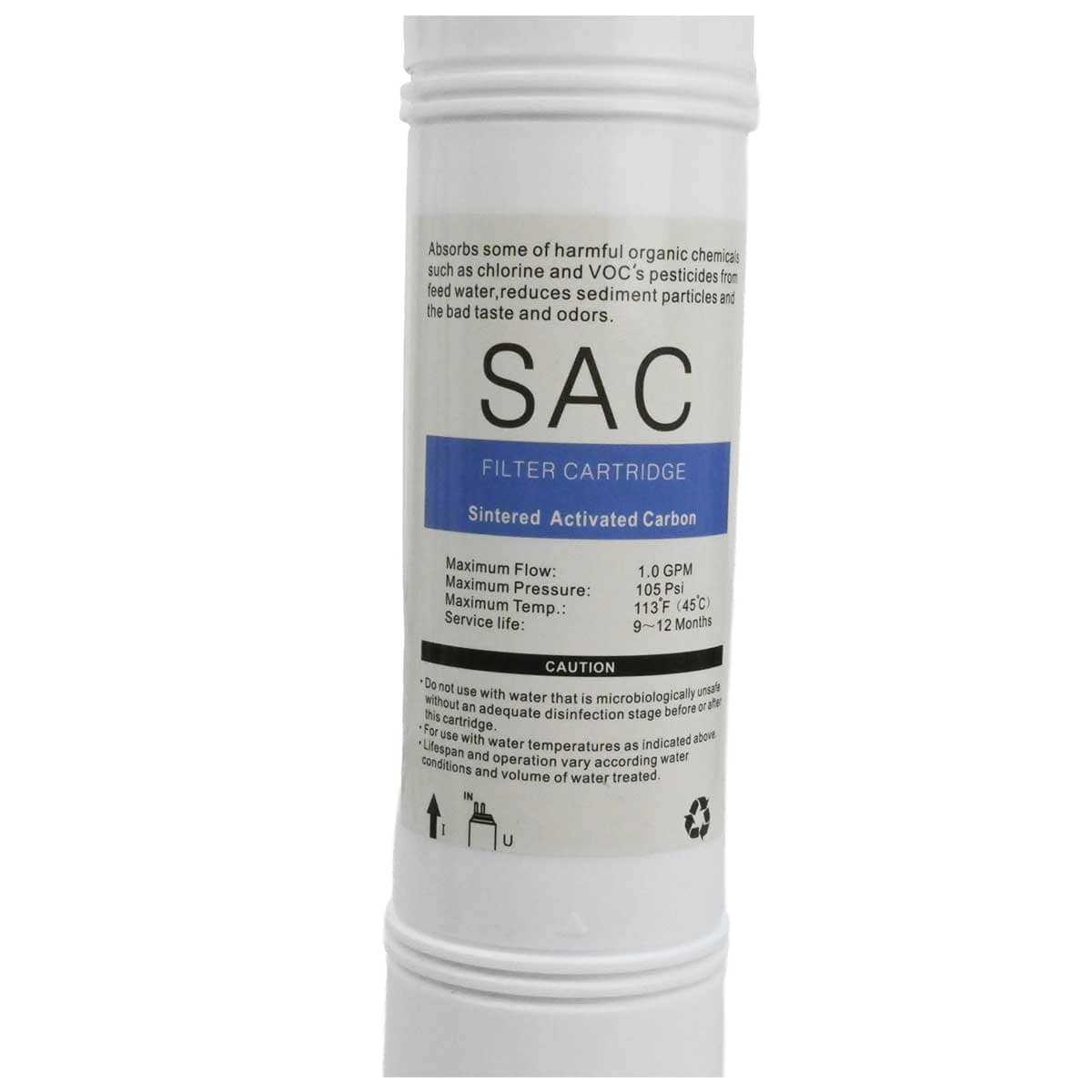 filtro de carbon activado sac