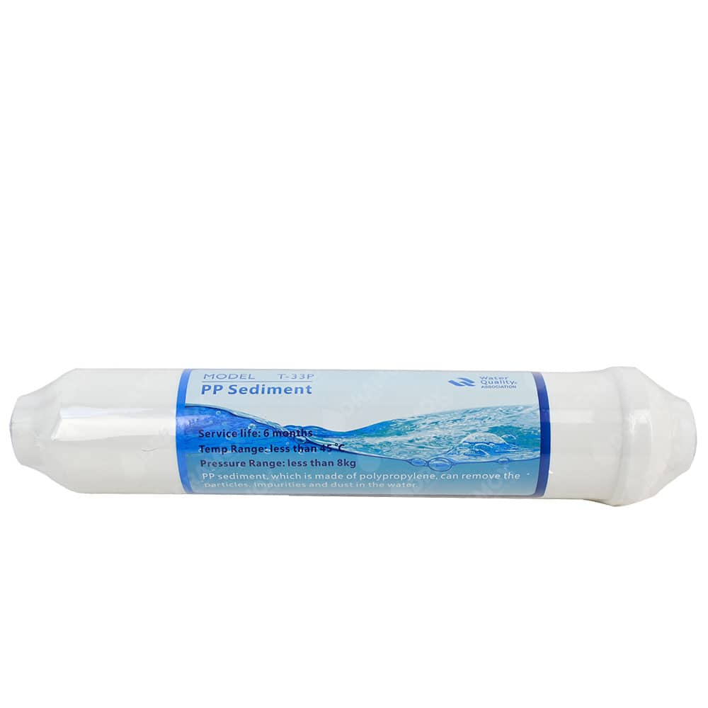 Filtro de sedimento en línea 2x10 conexión rosca de un cuarto