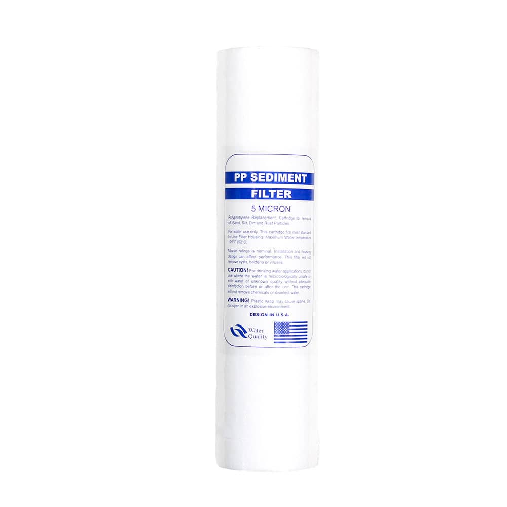 Filtro de sedimento PP 5 micras 2.5x10 pulgadas