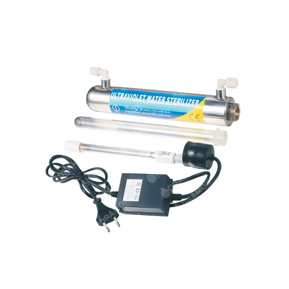 Equipo completo uv 1 gpm de 11 w conexión un cuarto