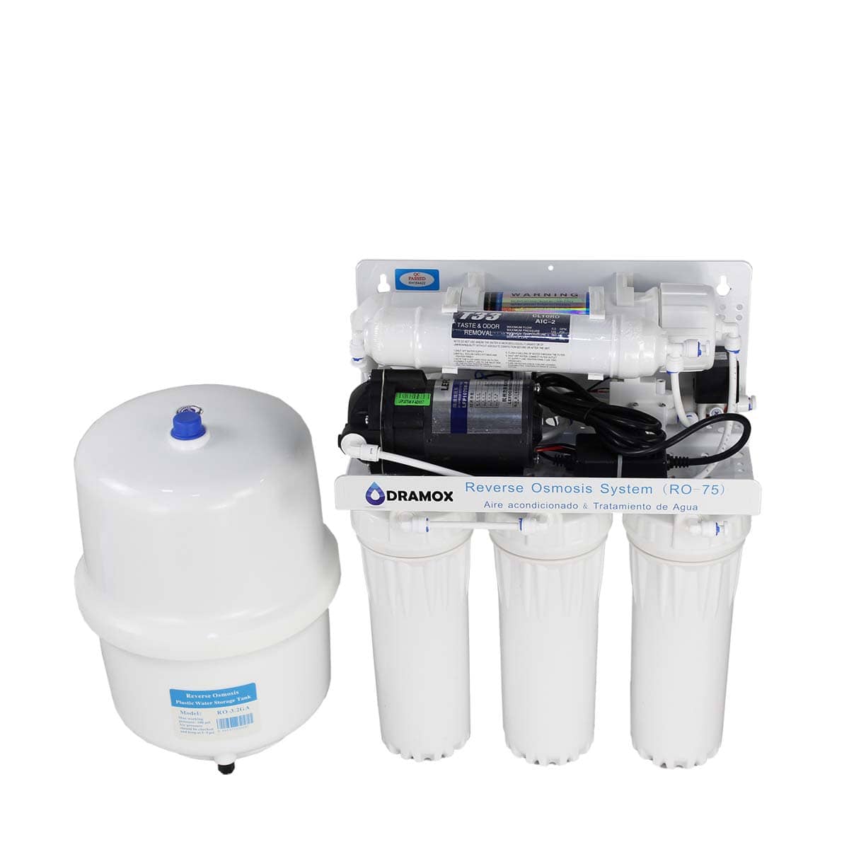 Osmosis inversa de 75 galones