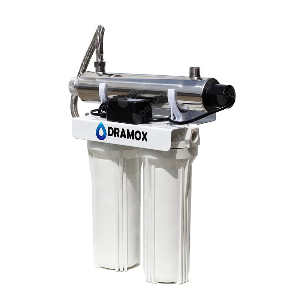 Purificador de agua con lampara UV conexion 1/2